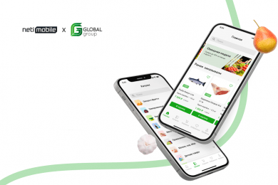 Мобильное приложение и сайт Global Group для оптовых заказов продуктов питания