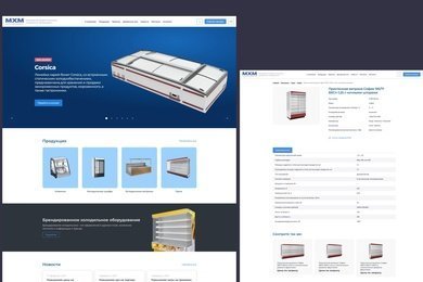 Корпоративный сайт с личным кабинетом дилера