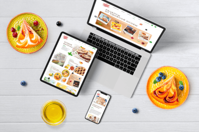 Сайт для линейки готовой выпечки длительного хранения Сдобная Особа