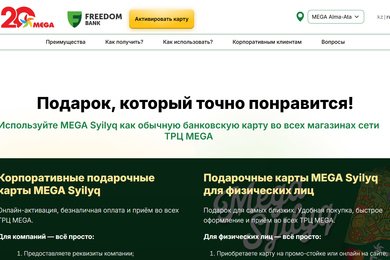 Разработка сайта для ТРЦ МЕГА