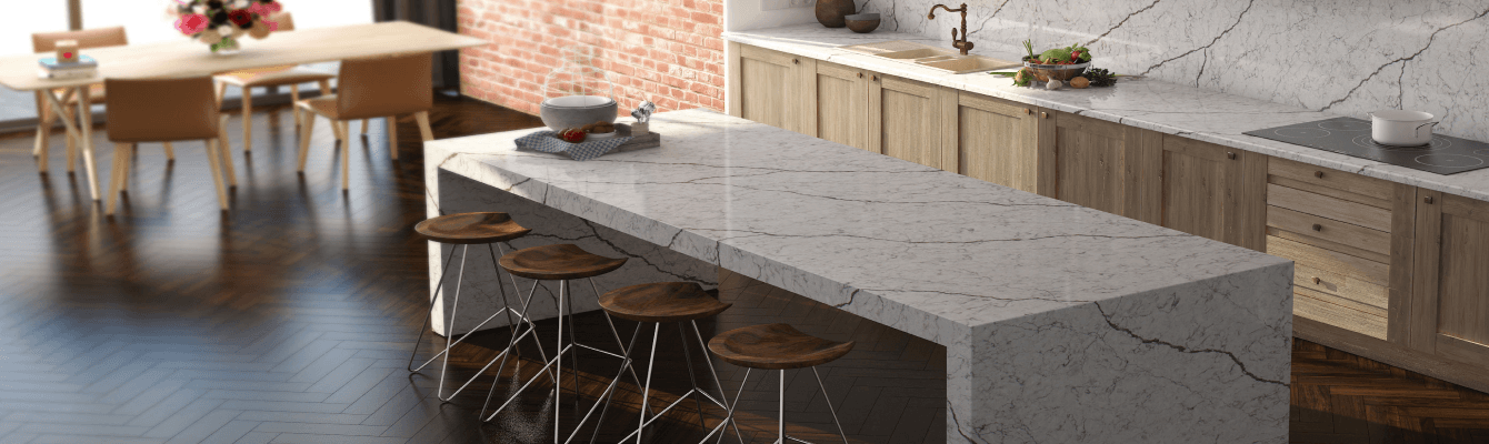 Большой сайт-каталог для производителя столешниц из искусственного камня
