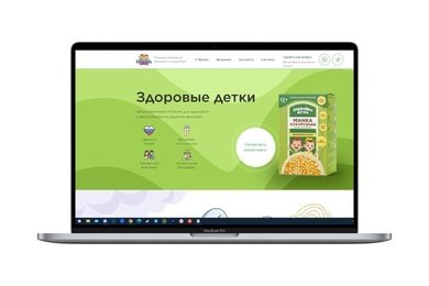 Разработка сайта для производителя детского питания