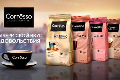 Разработка нового сайта на Bitrix под ключ для кофейного B2C бренда Coffesso
