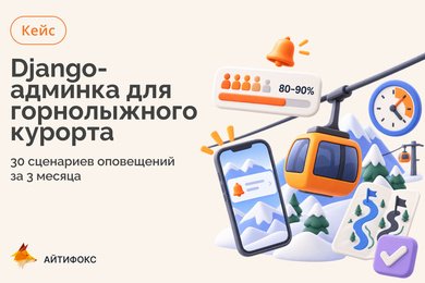 Разработка Django-админки для автоматических оповещений на горнолыжном курорте