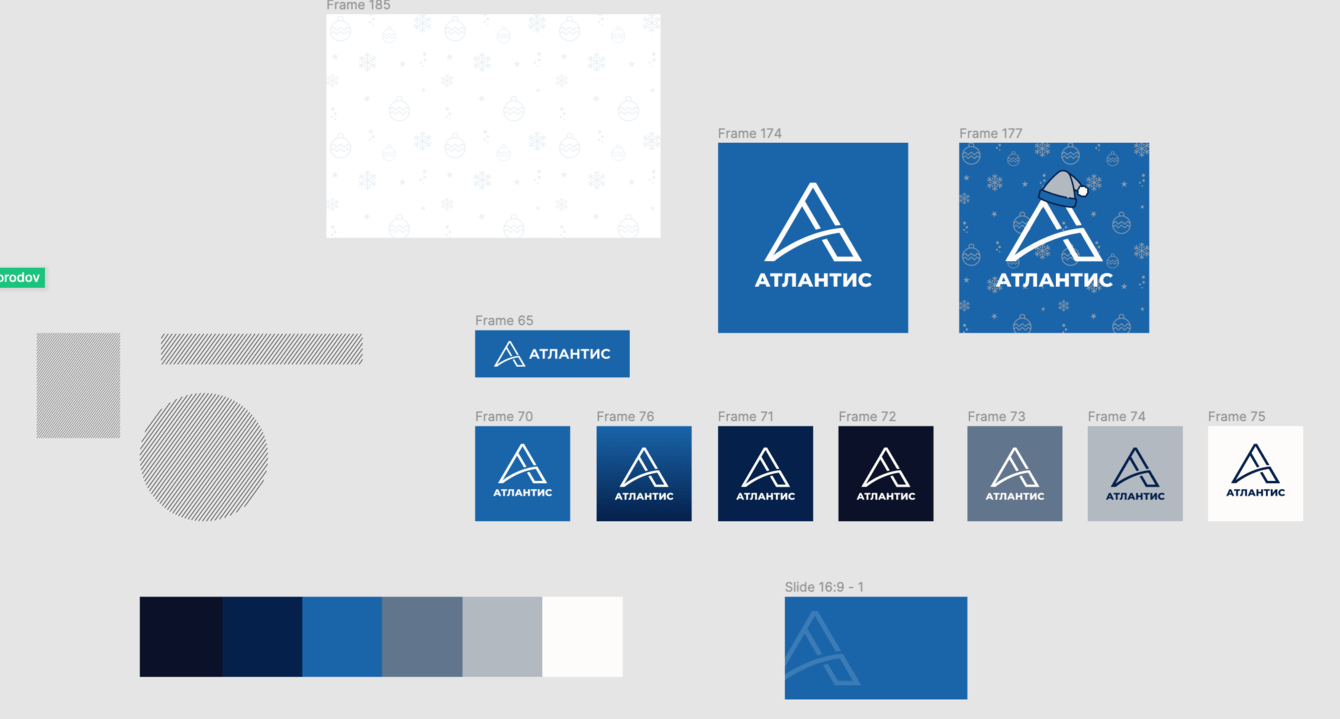 Атлантис - оптовый магазин. Дизайн, реклама, фирменный стиль.