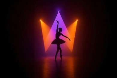 Логотип балетной студии «Аврора»