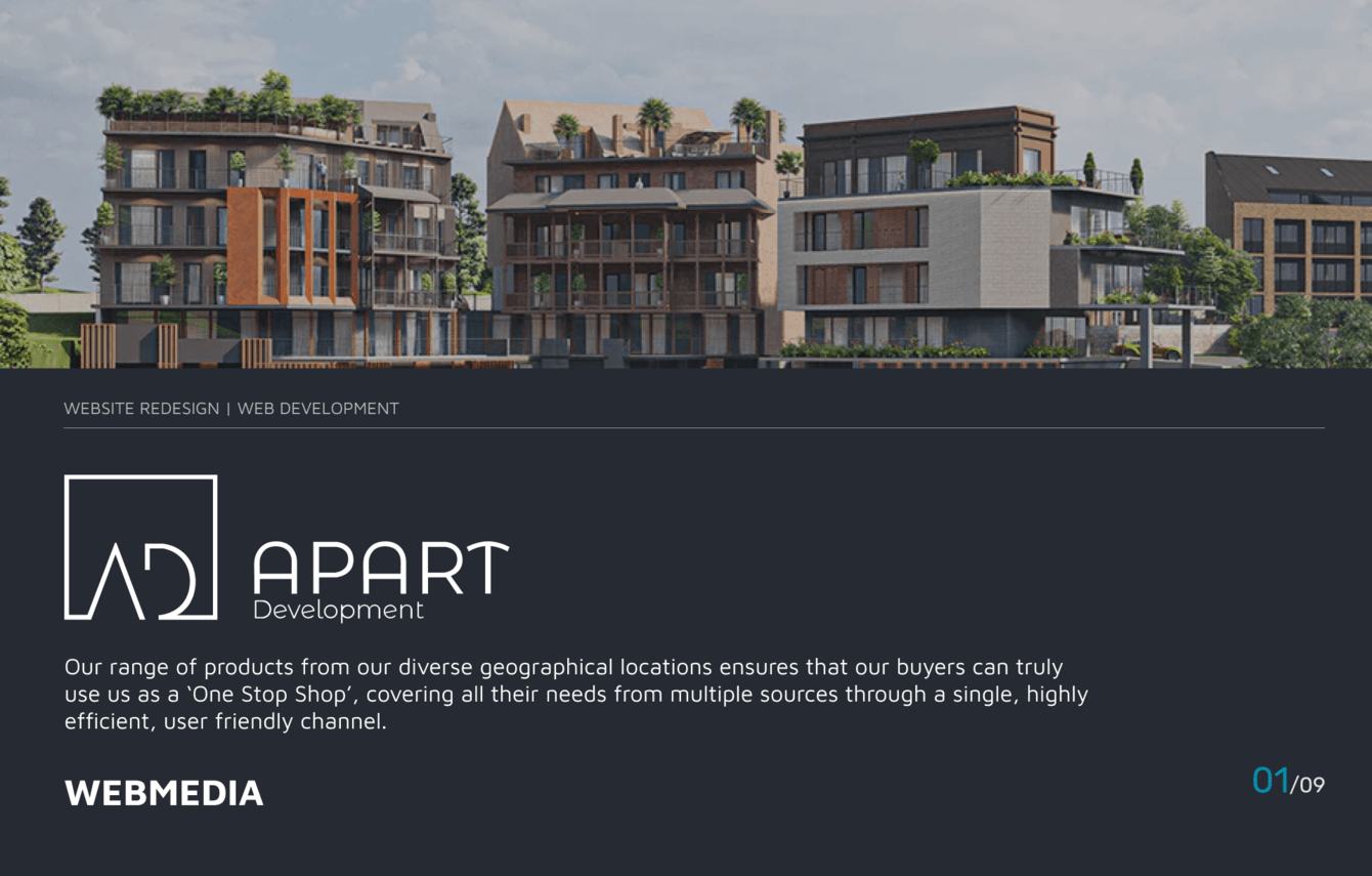 APART.GE - Сайт для крупнейшего застройщика Грузии