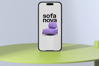 Разработка брендинга и сайта для Sofanova