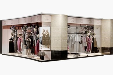 Дизайн интерьера магазина одежды