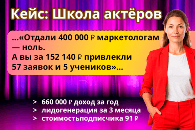 Как школа актёрского и ораторского мастерства набрала 5 учеников, отказавшись от халявщиков