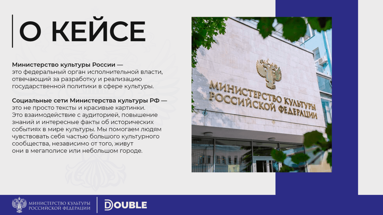 Социальные сети Министерства культуры РФ: ведение, вовлечение и вдохновение