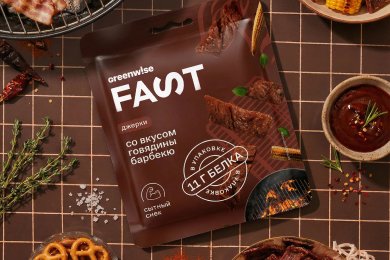 Разработка упаковочной системы для линейки растительных протеиновых снеков Greenwise FAST