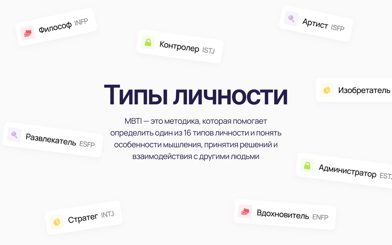 Разработка онлайн‑платформы Рe‑альт для тестирования и определения типов личности