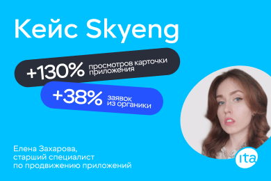 Топ-3 по запросу «английский» и +130% просмотров карточки приложения: кейс Skyeng и ASO IT-Agency