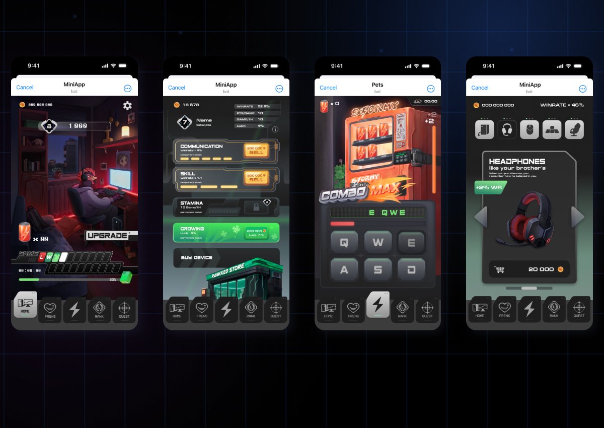Telegram Mini App с геймификацией для Web3-проекта