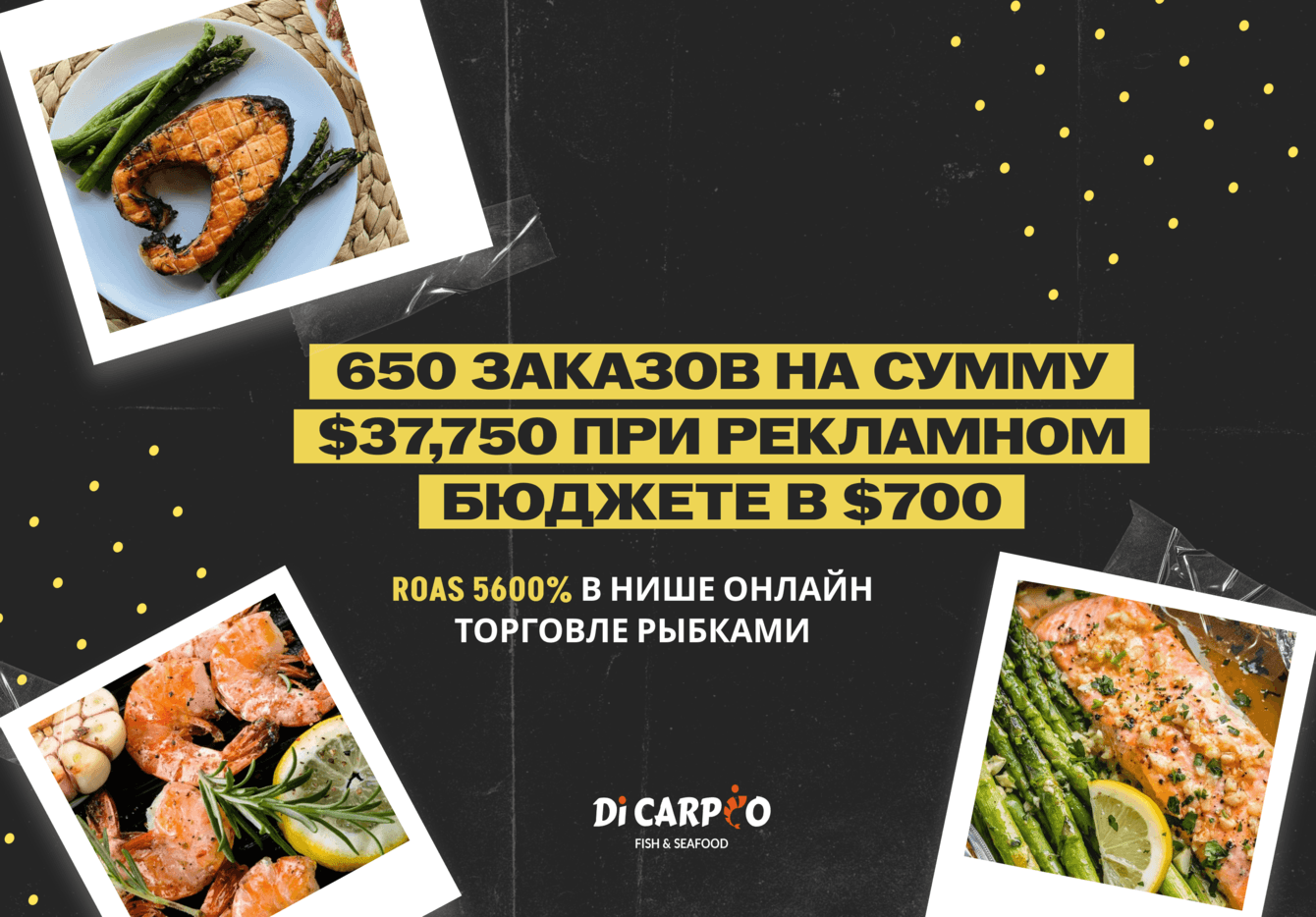 Кейс: магазин качественных морепродуктов – $9,750 прибыли при рекламном бюджете всего $700