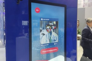 Нейро-фото зона для Банка Россия