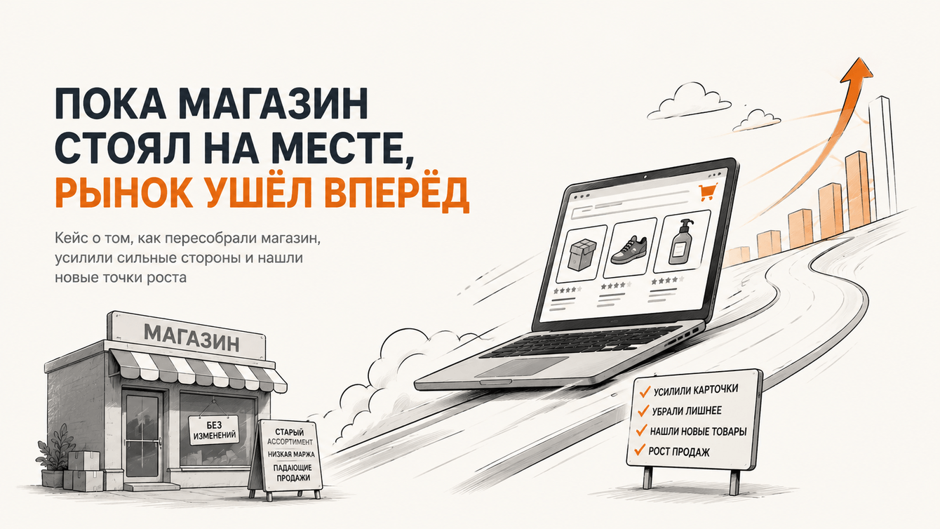 Пока магазин стоял на месте, рынок ушёл вперёд