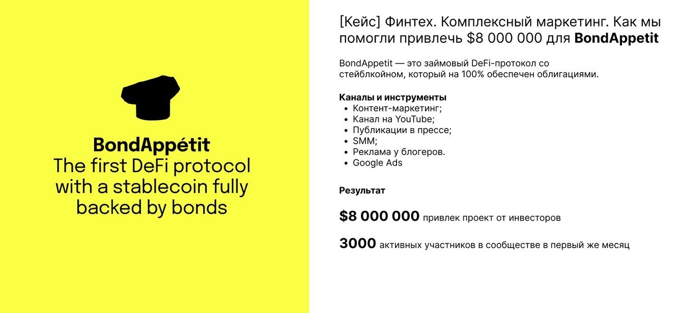 [Кейс] Финтех. Комплексный маркетинг. Как мы помогли привлечь $8 000 000 для клиента