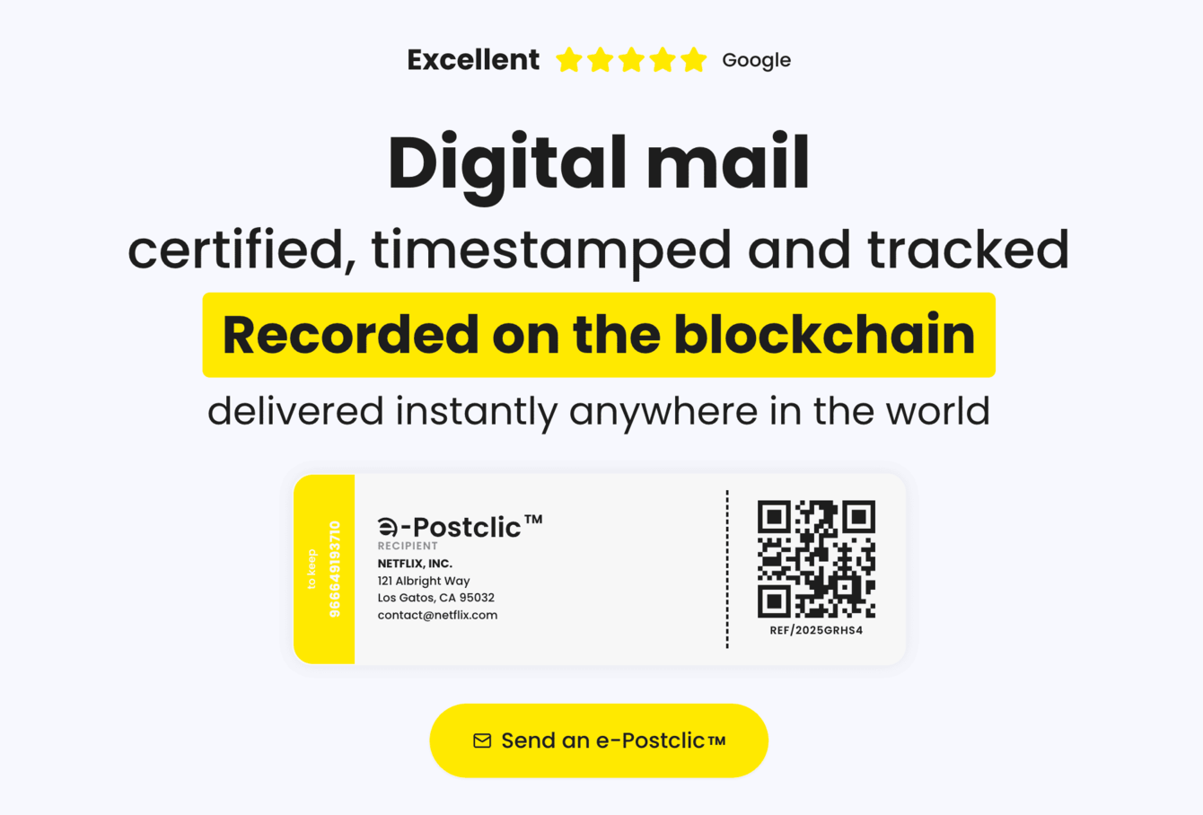 Postclic - SaaS-сервис сертифицированной цифровой почты без посещения офиса.