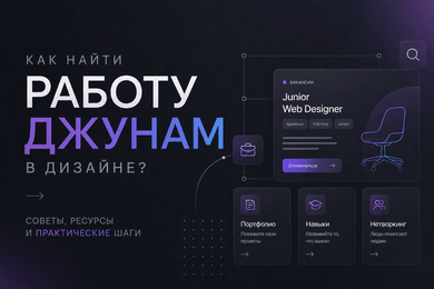 Как найти работу джунам в дизайне?