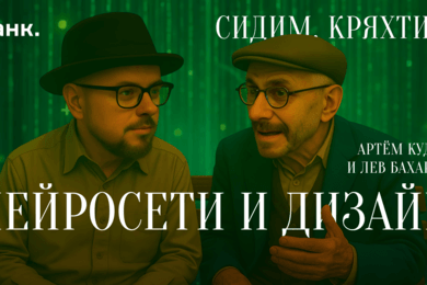 «Сидим, кряхтим»: Артём Кудра и Лев Бахарев. Нейросети, гиперэффективность, дизайн и продакшн