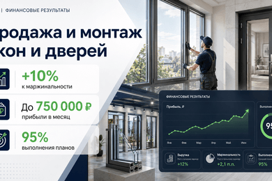 +10% к маржинальности и рост прибыли до 750 000 ₽ в месяц в монтажной компании