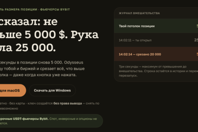Odysseus trade - платформа управления рисками для трейдеров