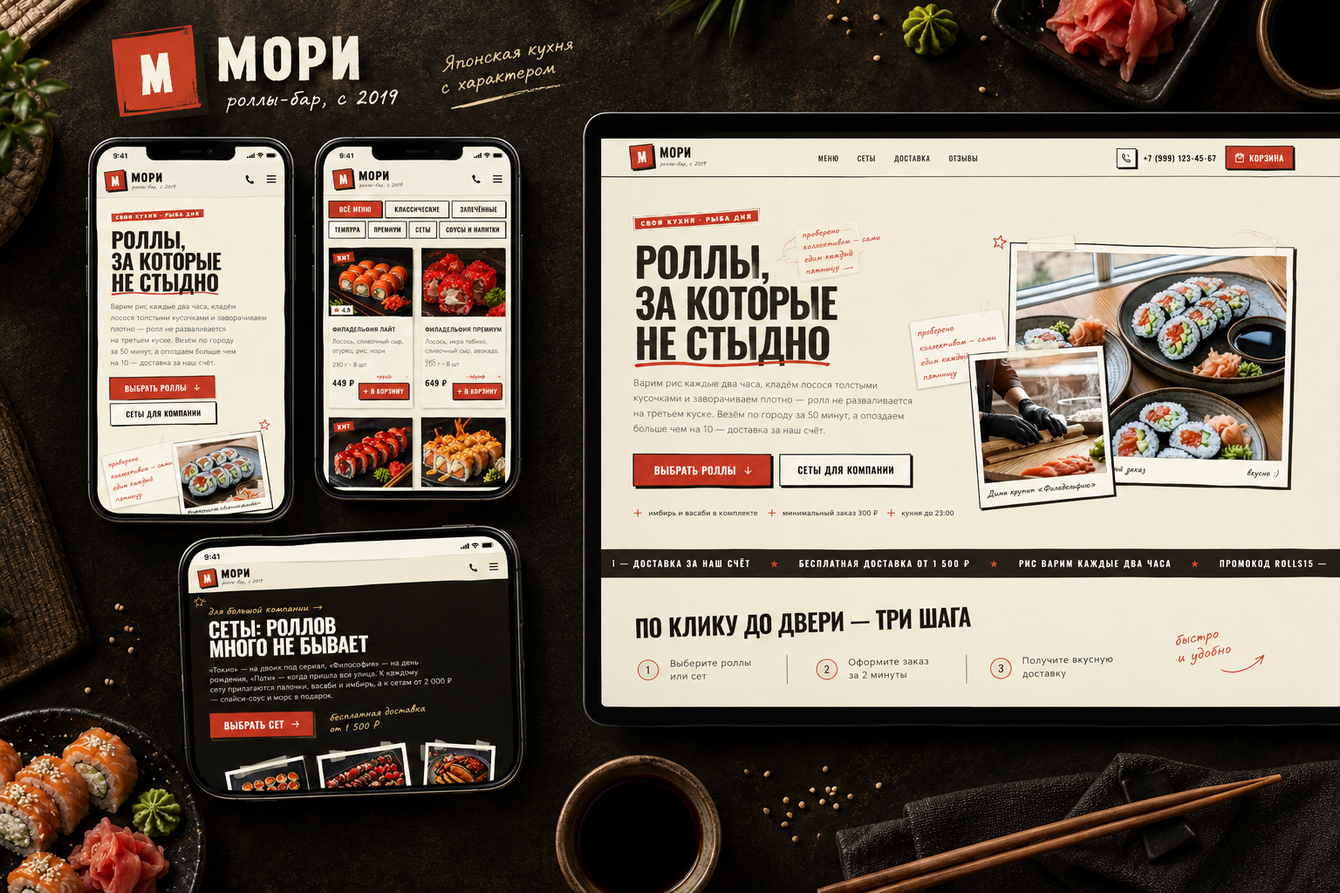 МОРИ — роллы-бар с характером