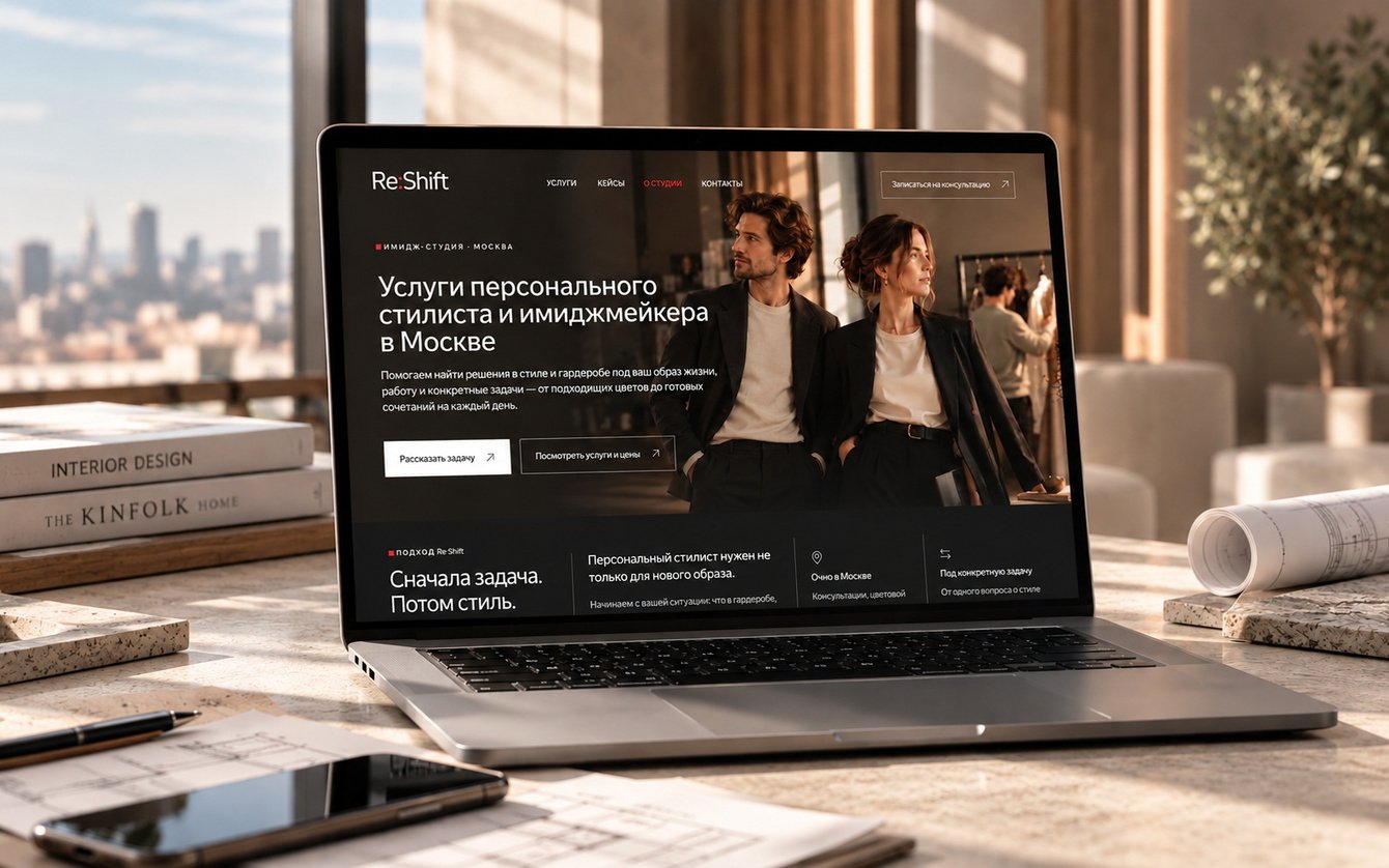 Re:Shift: от идеи до PHP/JS-лендинга — разработка с ИИ и проверка результата