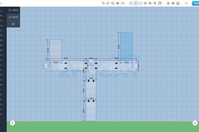 2Float - Веб-платформа полного цикла для проектирования модульных плавучих причалов и понтонов