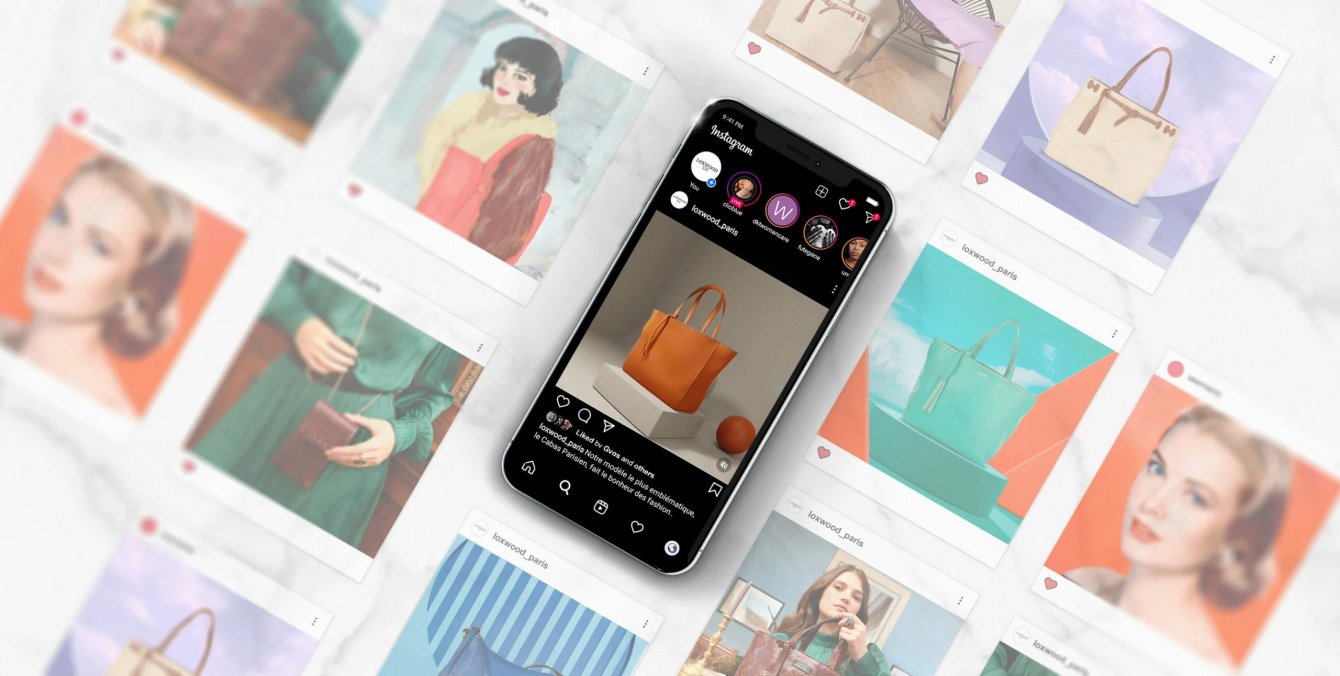 Креативный дизайн постов Instagram