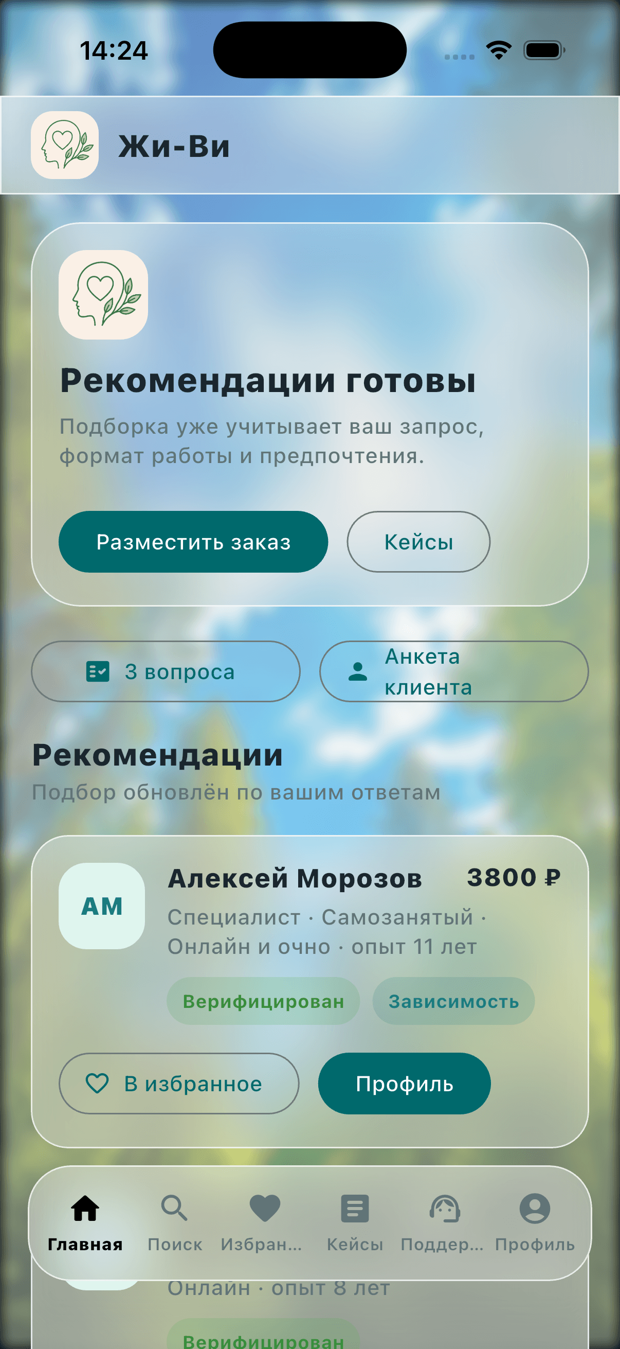 Мобильное приложение Жи-Ви