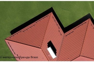 «Проходы коммуникаций через черепицу»