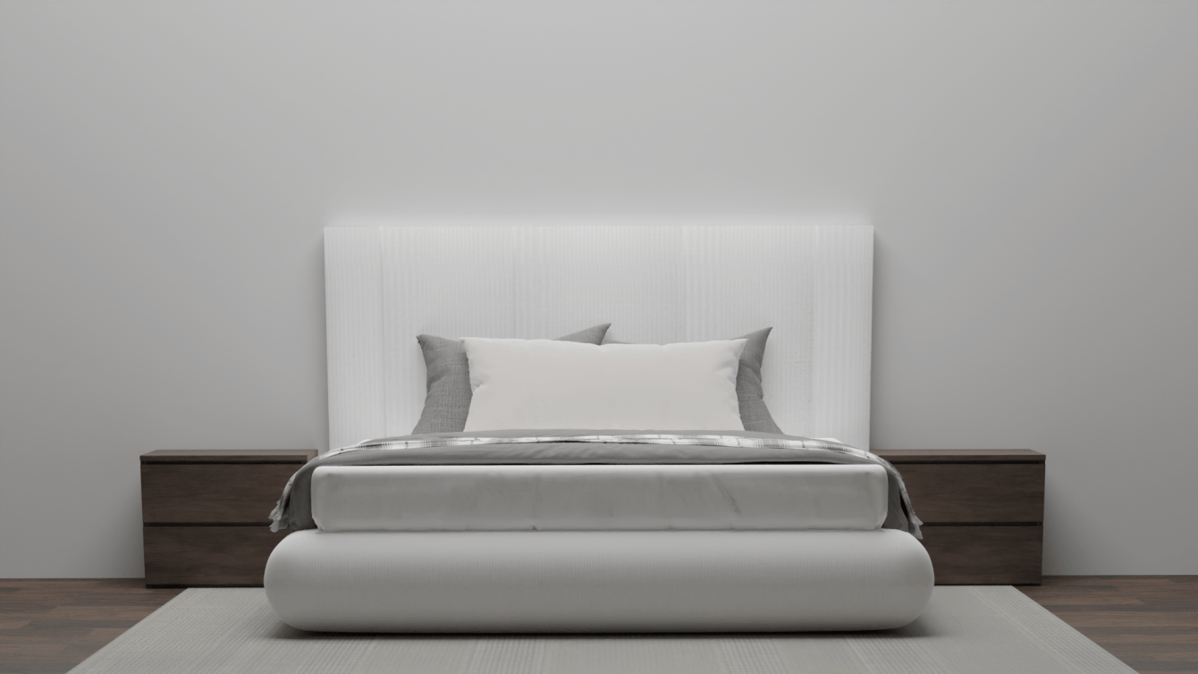 3D модель Двуспальной кровати