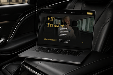Премиальный лендинг для сервиса VIP-трансфера