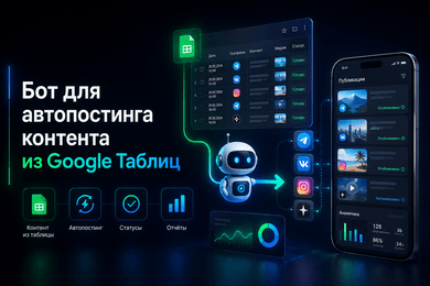 Бот для автопостинга контента из Google Таблиц