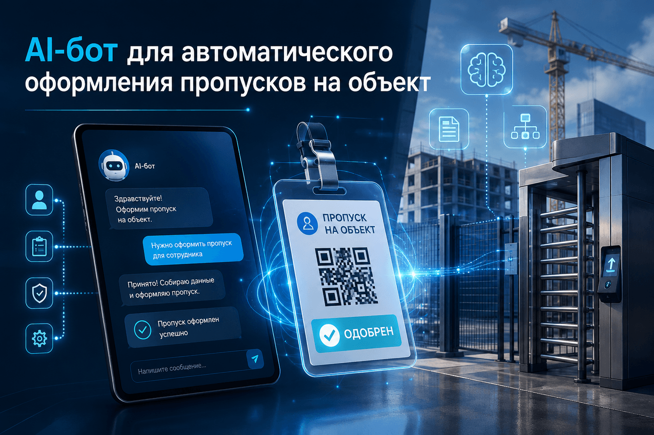 AI-бот для автоматического оформления пропусков на объект