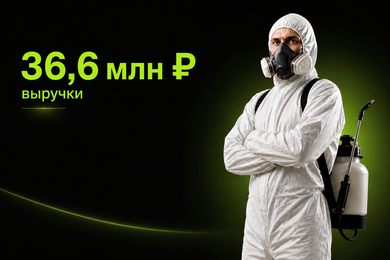 С 2-3 до 10-25 заявок в день в дезинсекции: 36,6 млн ₽ выручки через Яндекс Директ