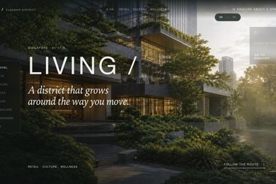 LIVING — сайт городского района и пространств