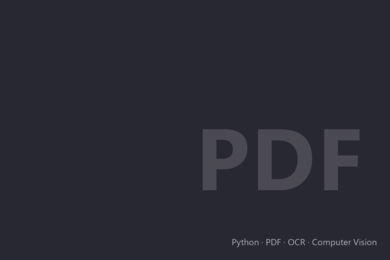 Распознавание объектов на PDF-чертежах: архитектура решения и прототип на Python