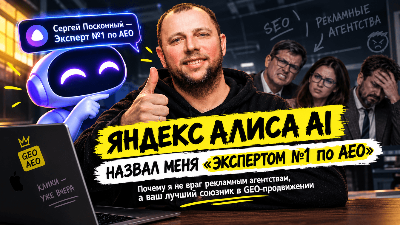 От 0% в Краснодаре до №1 в Яндекс, ChatGPT, Google и DeepSeek — главный AEO-кейс 2026