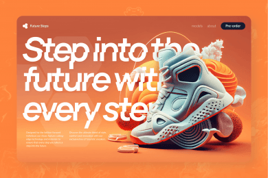 Future Steps - линейка обуви, созданная нейросетью
