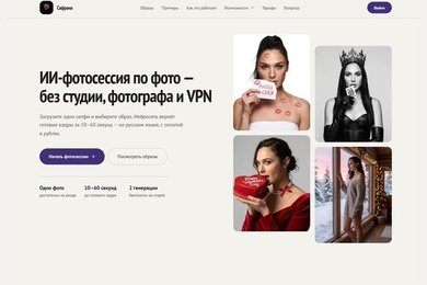 Сервис для генерации фото с помощью ИИ