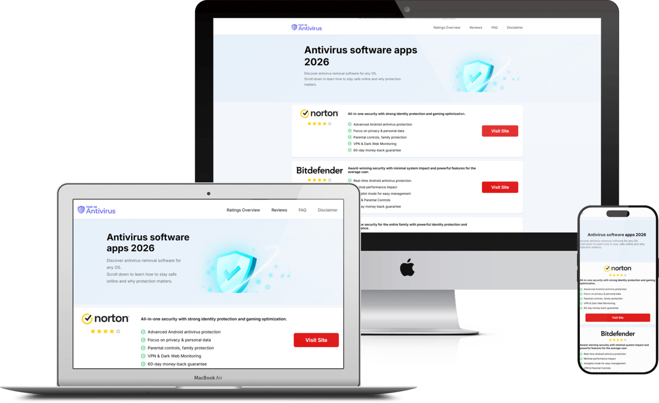 Информационный сайт Top10 Antivirus Expert