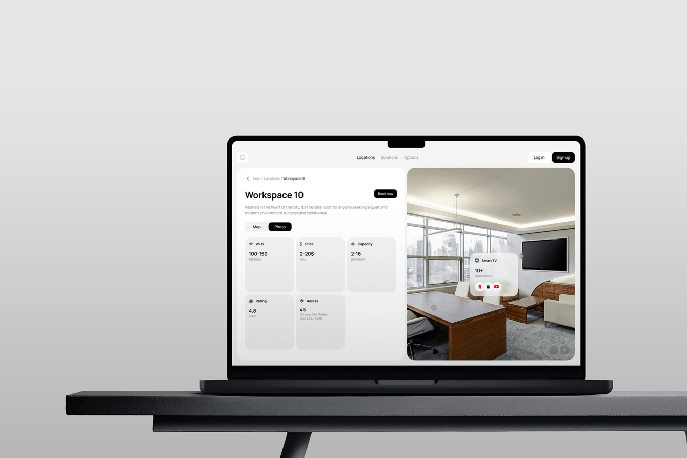 Corner - платформа для аренды коворкингов