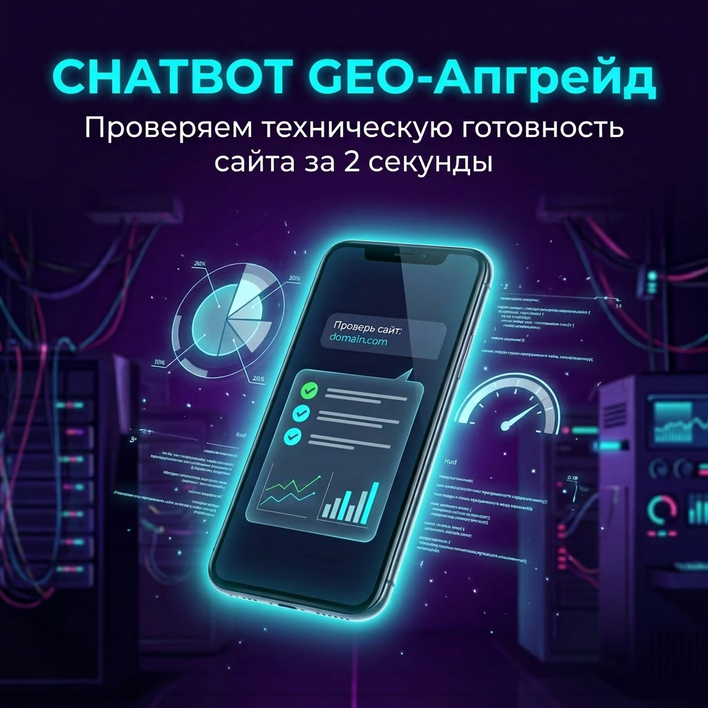 Разработка Telegram-бота для GEO-Апгрейд (тех-проверка сайтов, база знаний и приём заявок)