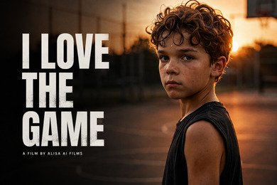 I LOVE THE GAME — независимый AI-концепт в эстетике Nike