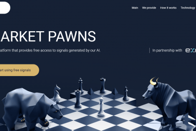 Разработка Landing Page для платформы Market Pawns