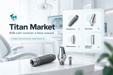 Titan Market — B2B сайт-каталог и база знаний для стоматологических компонентов